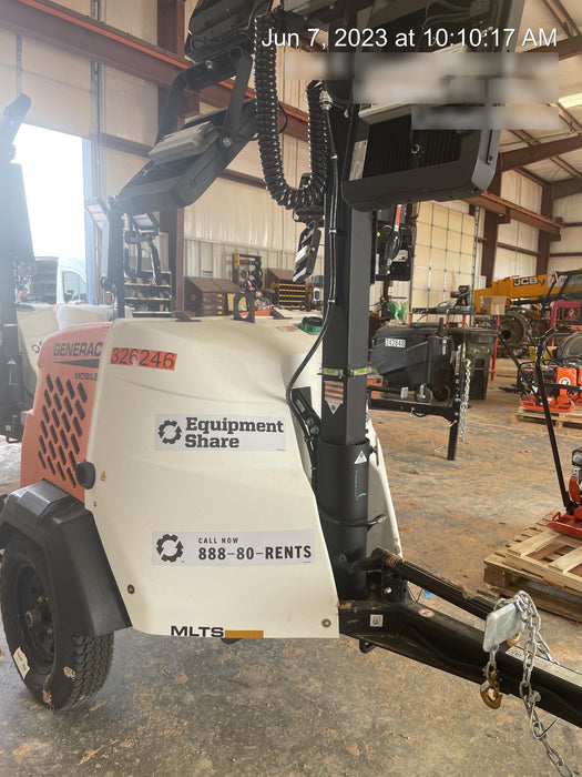 2023 Generac MLT2 Diesel, Flex Switch 120V Input, Powerzone Controller, (4) 320W LED Lights, 4kW Generator, 39.9 Gal Fuel Tank, 2" Ball, T3