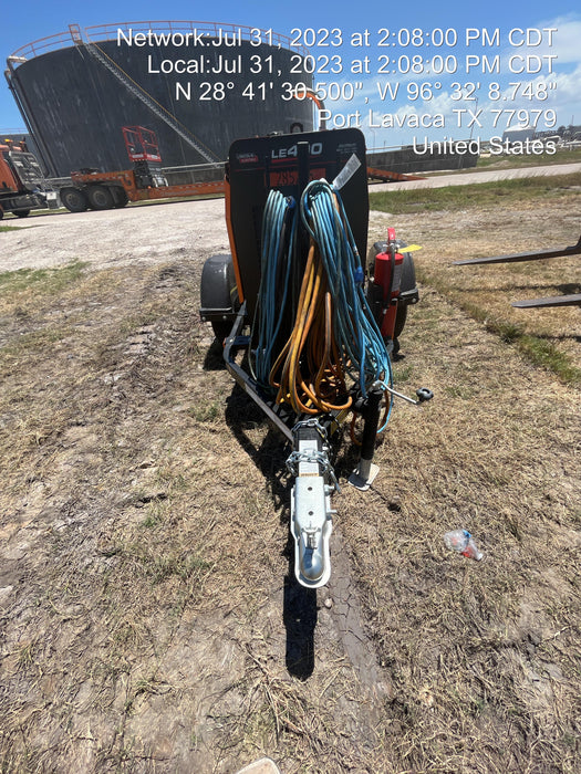 2022 Lincoln Electric LE400 Kubota V1505, Trlr, Cable Rack, Light Kit, ES Decals, T3