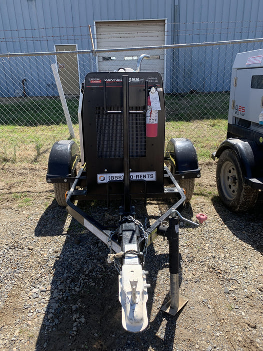 2019 Lincoln Electric Vantage 322 Ready-Pak 3, Two Wheel Trailer, Fender and Light Kit, Cable Rack