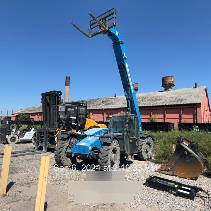 2018 Genie GTH-844 Genie GTH-844 w/Enclosed Cab w/HVAC, Work Lights, Solid Tires, Beacon, 60" Carriage and Forks
