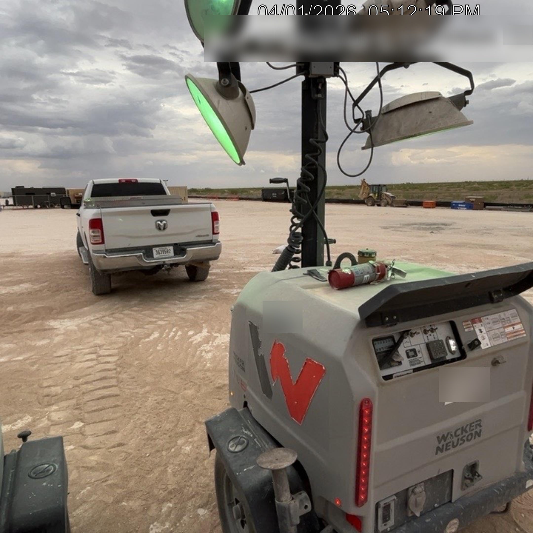 2019 Wacker Neuson LTV6L-MH Wacker Neuson LTV6L Mobile Light Tower w/Fuel Level Sensor Installed
