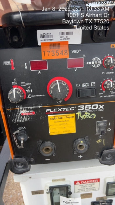 2021 LINCOLN ELECTRIC FLEXTEC 350X