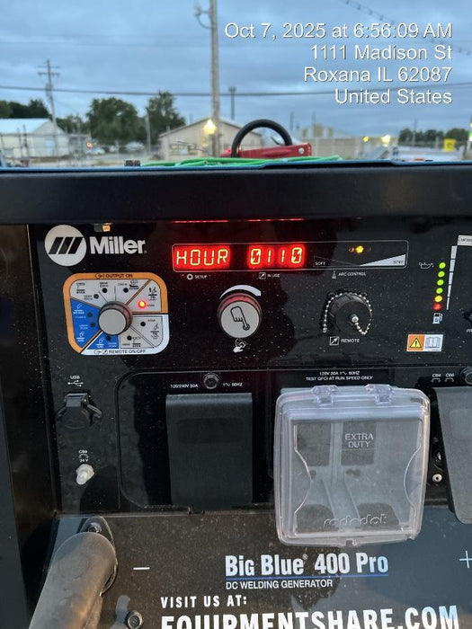 2025 MILLER ELECTRIC BIG BLUE 400