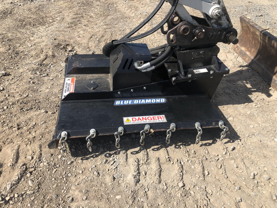 2019 BLUE DIAMOND 42" Brush Cutter, Mini Excavator