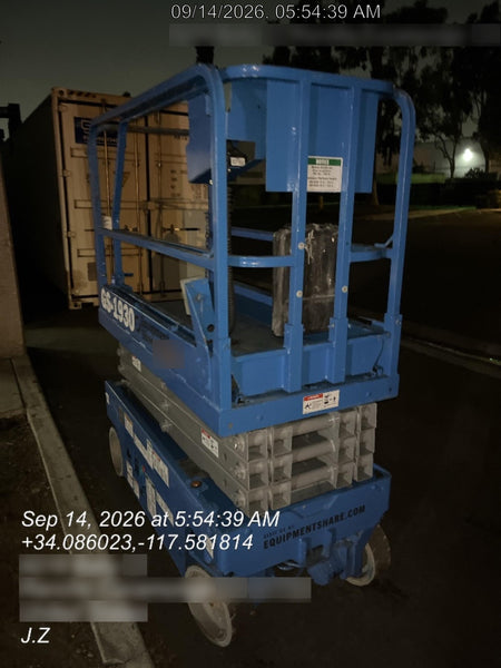 2019 Genie GS-1930 Fixed rails with chain Entry