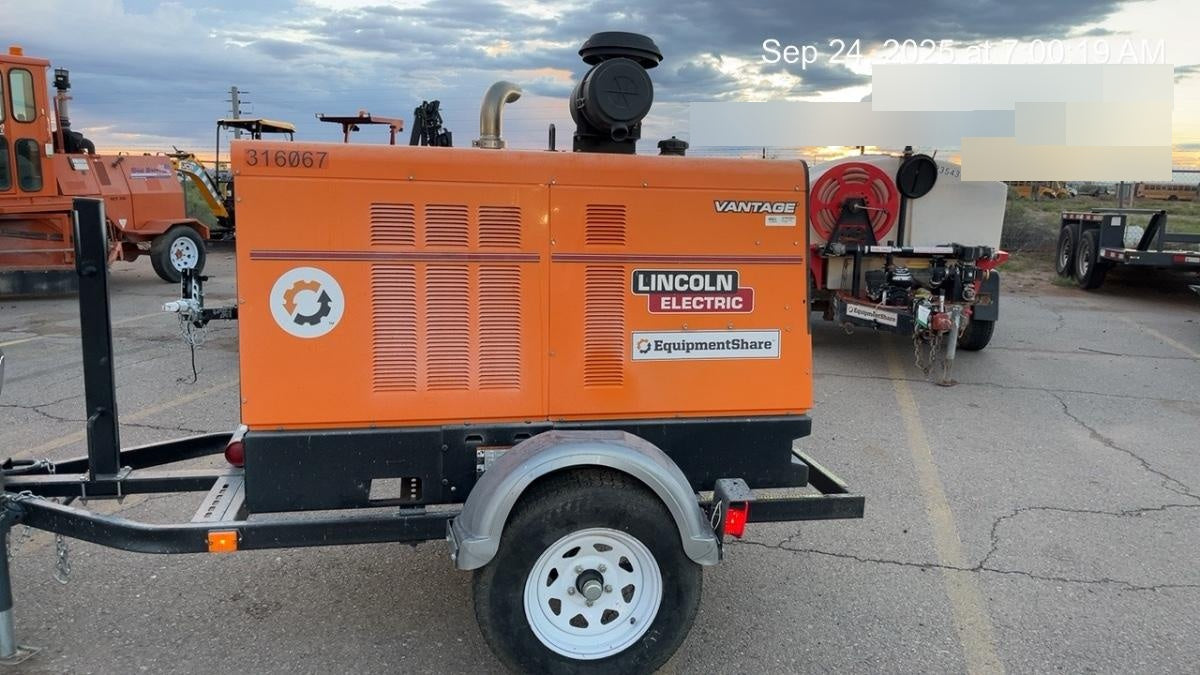 2023 Lincoln Electric Vantage 549X Crosslink Technology, Trailer Mounted, ES Decals, T3