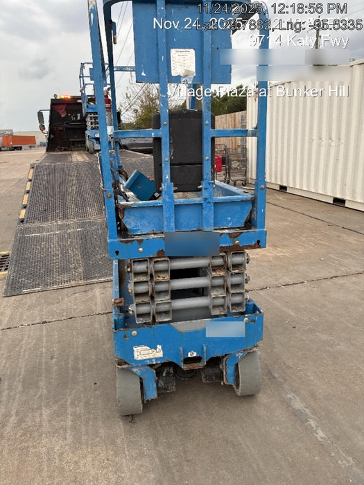 2019 Genie GS-1930 Fixed Rails with Chain Entry