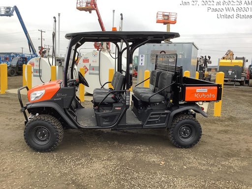 2022 Kubota RTV-X1140W-H Plastic Canopy, Windshield Acrylic Clear, LED Strobe Light, Wire Harness Kit, Back up Alarm