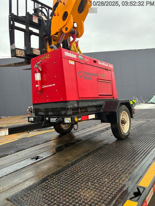 2024 Shindaiwa DGW400MDL Kubota D902 Engine, 23 HP, Dual Op Welder, Wire, Arc, Droop Stick, Tig, and CC Stick Functionality, Simulphase, 3 Phase and 1 Phase Gen Output, Single Axle NB Trlr, Slr Trckl Chrg 12V 12W, Fire Ext