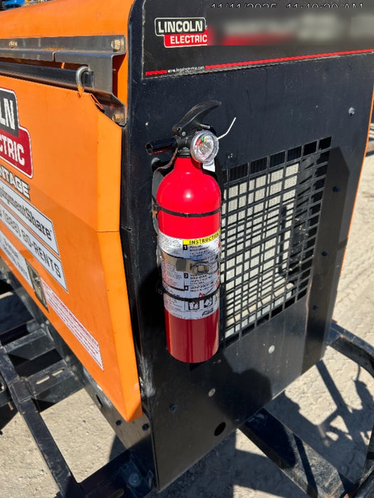 2021 Lincoln Electric Vantage 322 Vantage 322 Ready Pak 3 w/ Decals, ORANGE (includes trailer, cable rack, fender light kit) NO Telematics