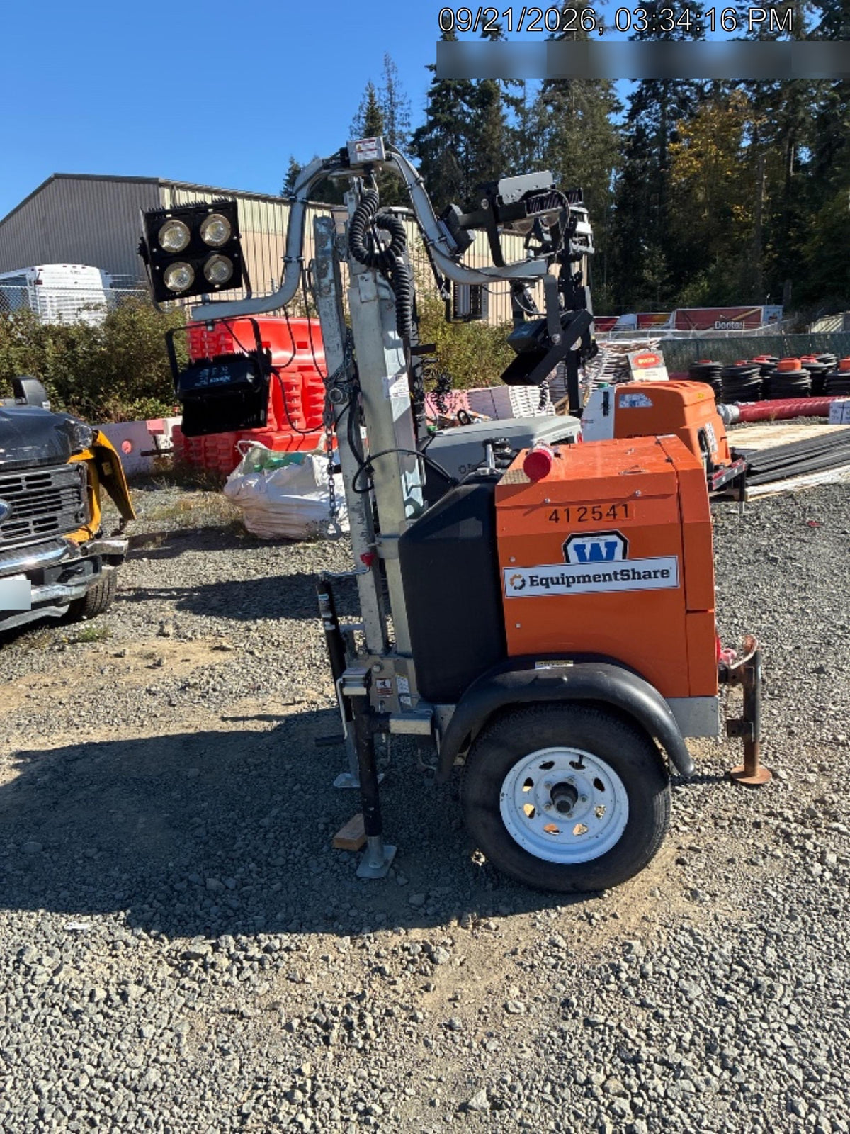 2024 Wanco WLTT-4MM4K Diesel, Deep Sea Controller, Shore Power Plug, Auto Start, (4) 350W LED Floodlights, 4kW Generator, 60 Gal Fuel Tank, 2" Ball, T3