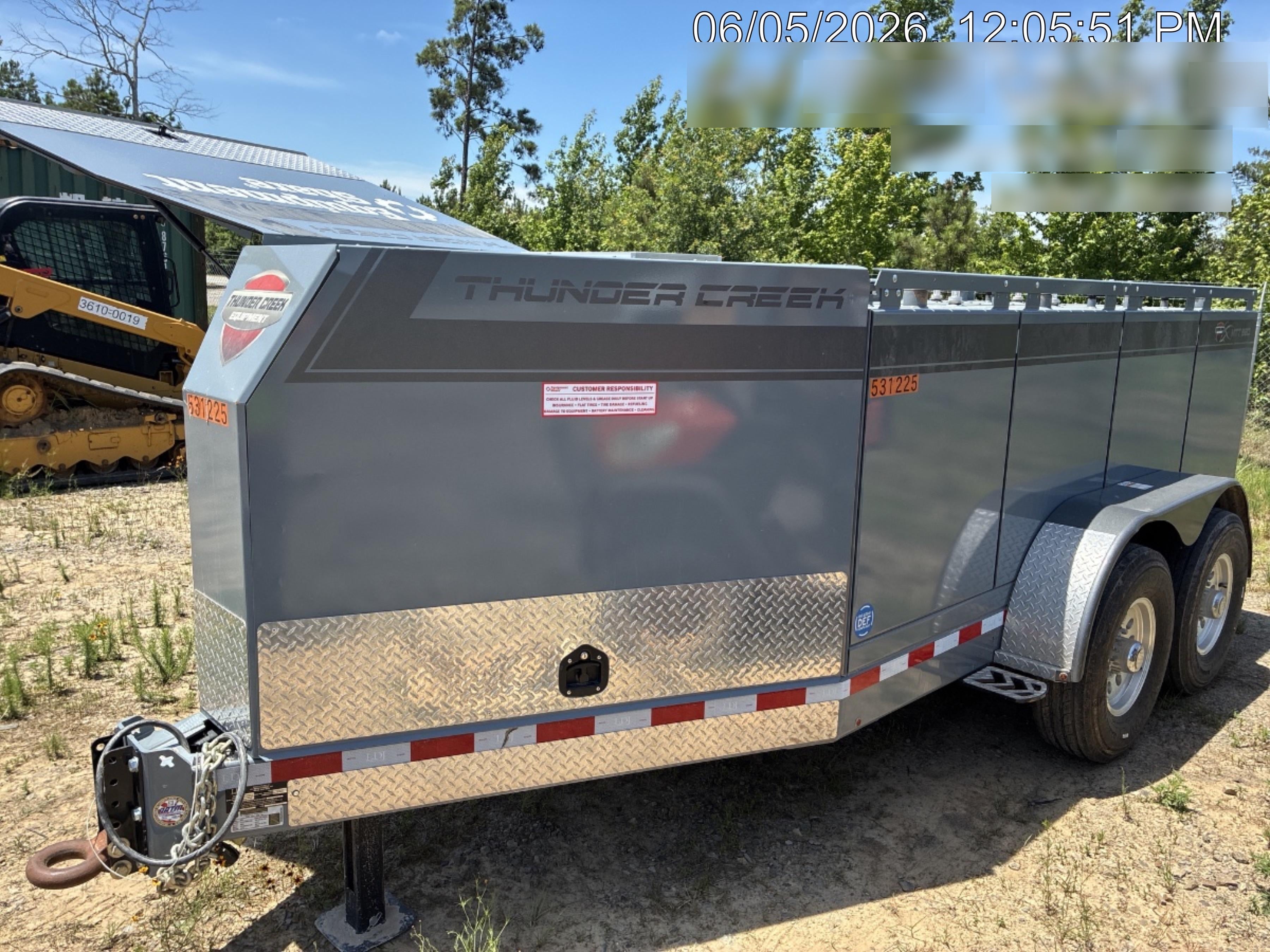 2025 THUNDER CREEK MTT920 - Hazmat not required