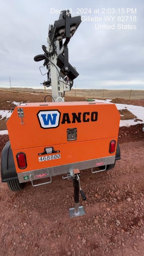 2024 Wanco WLTT-4MM4K Diesel, Deep Sea Controller, Shore Power Plug, Auto Start, (4) 350W LED Floodlights, 4kW Generator, 60 Gal Fuel Tank, 2" Ball, T3