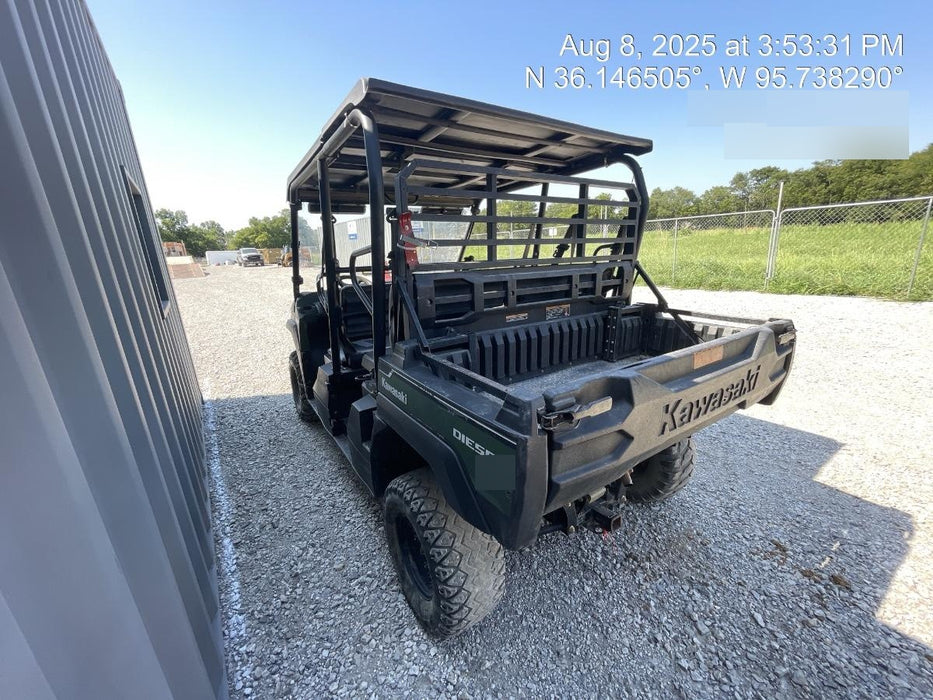 Kawasaki Mule PRO-DXT Kawasaki Mule 4x4 Diesel UTV w/Hard Top, Windshield, Beacon, Backup Alarm, ES Keypad/Hardware Installed