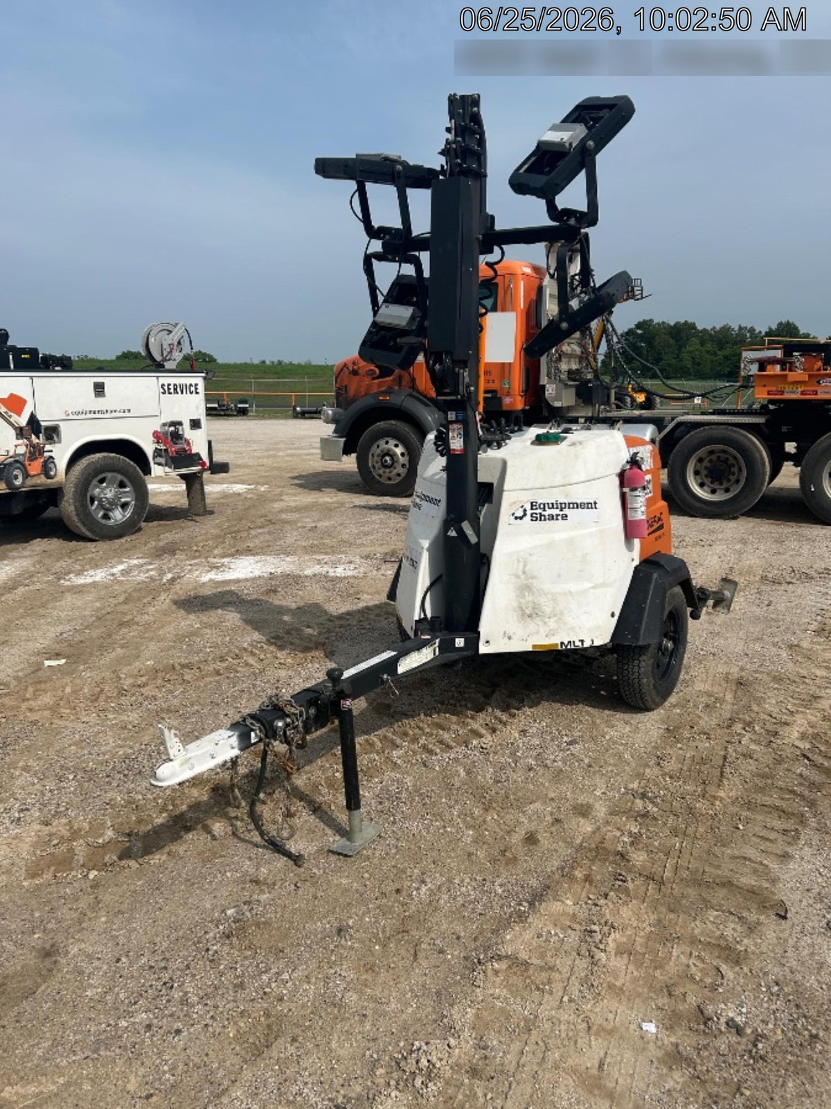 2023 Generac MLT2 Diesel, Flex Switch 120V Input, Powerzone Controller, (4) 320W LED Lights, 4kW Generator, 39.9 Gal Fuel Tank, 2" Ball, T3