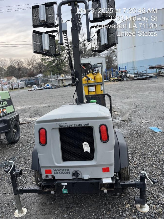 2024 Wacker Neuson LTT4 Diesel, Kohler KDW702, Deep Sea Controller, Auto Start, LED 320W, Bypass Outlet, T3