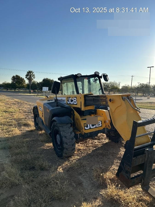 2020 JCB 505-20TC Cab/Heat/Air, Solid Tires, Work Lights, Beacon, Aux Hydraulics, Back up Alarm, ES Decals