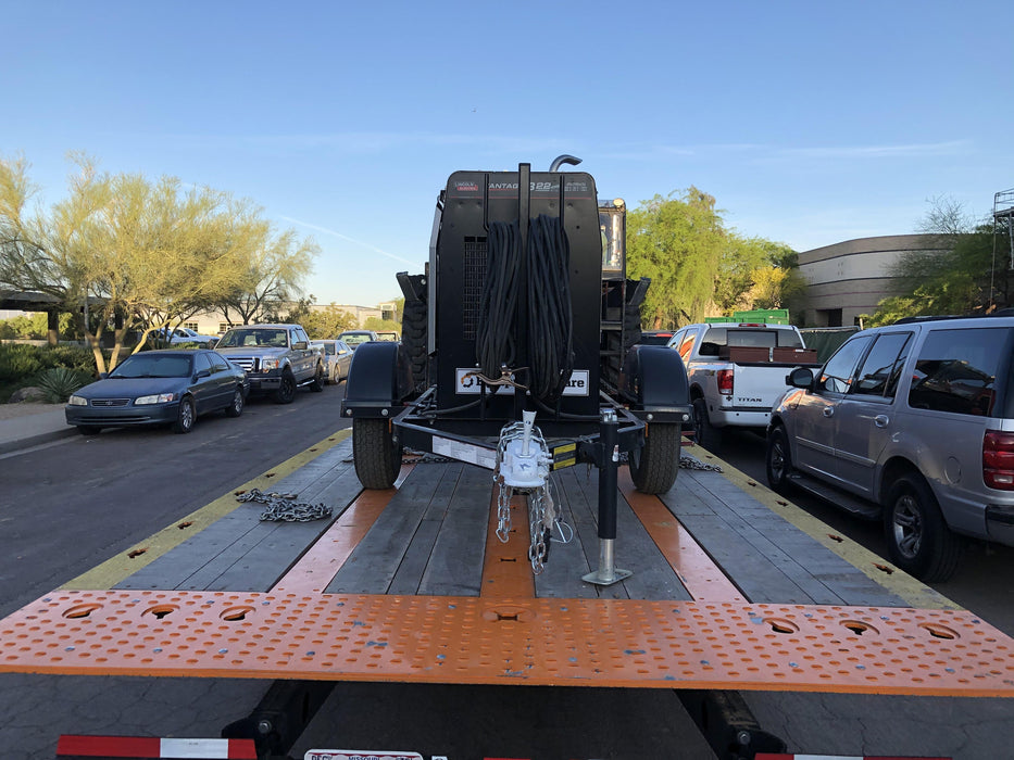 2018 Lincoln Electric Vantage 322 Welder Ready-Pak 3, Two wheel trailer, Fender and Light kit, Cable Rack