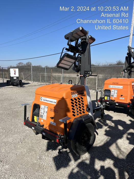 2023 Generac MLT2 Diesel, Flex Switch 120V Input, Powerzone Controller, (4) 320W LED Lights, 4kW Generator, 39.9 Gal Fuel Tank, 2" Ball, T3