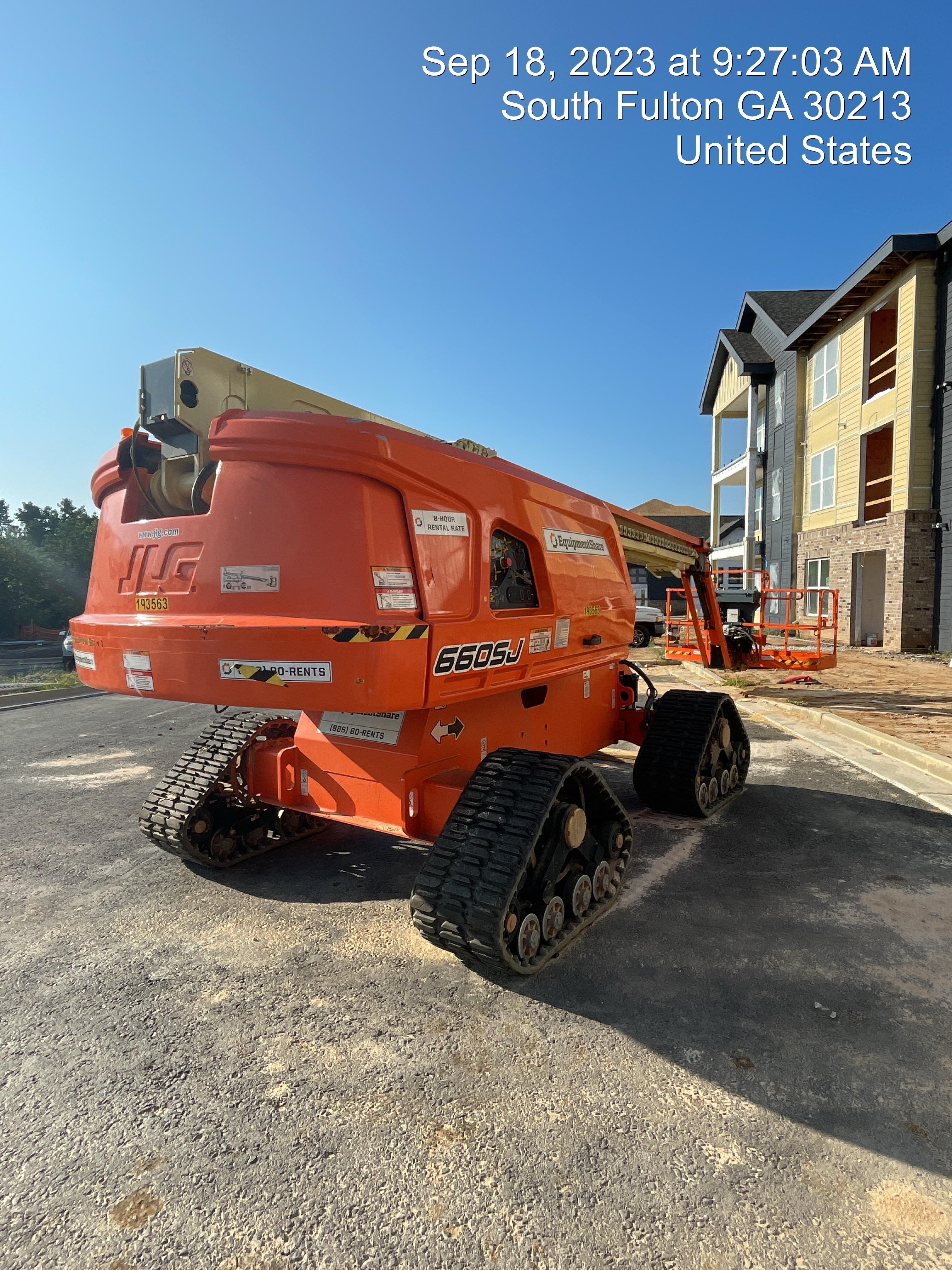 2021 JLG 660SJ Quad Track