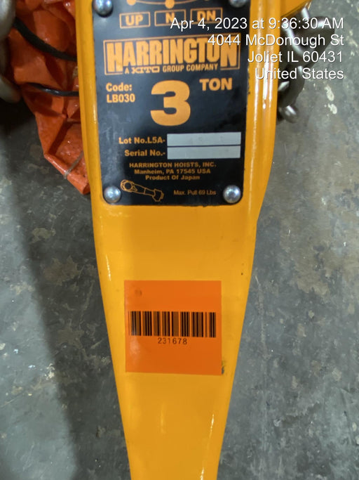 2022 HARRINGTON L5LB030-15