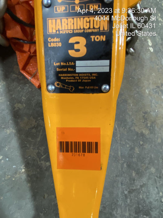 2022 HARRINGTON L5LB030-15