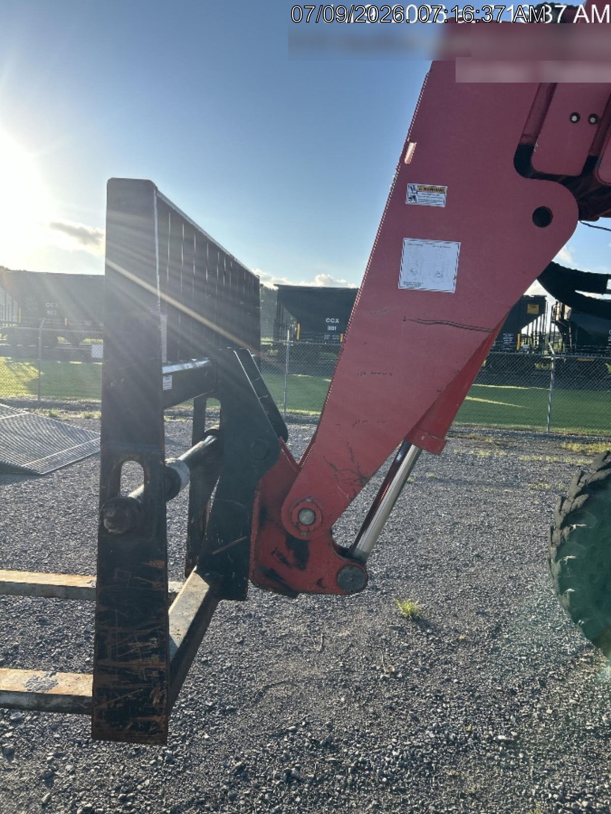 2019 Manitou MTA8044 MTA 8044 - 74 HP T4, Canopy, Worklights/Strobe, Beacon, 66" Carriage, 48" Forks, Solid Tires, Lift Hook, Aux Hydraulics