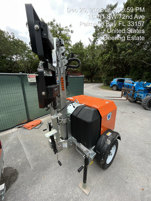 2023 Wanco WLTT-4MM4K Diesel, Deep Sea Controller, Shore Power Plug, Auto Start, (4) 350W LED Floodlights, 4kW Generator, 60 Gal Fuel Tank, 2" Ball, T3