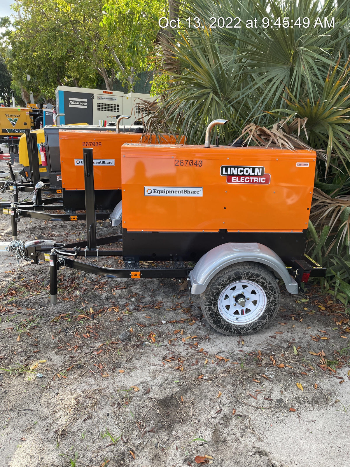 2022 Lincoln Electric LE400 Kubota V1505, Trlr, Cable Rack, Light Kit, ES Decals, T3