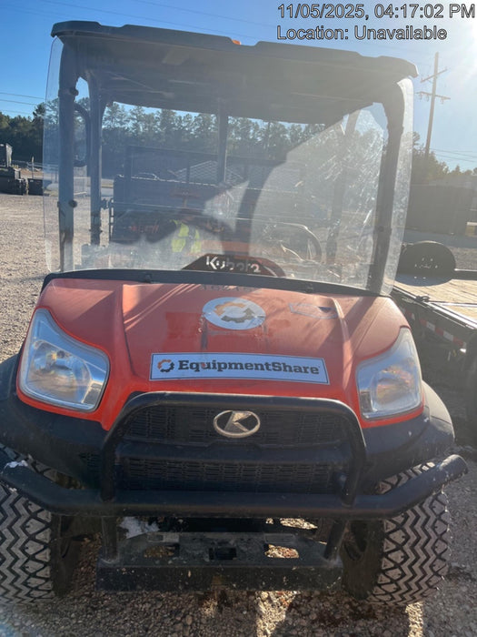 2021 Kubota RTV-X1140W-H Plastic Canopy, Windshield Acrylic Clear, LED Strobe Light, Wire Harness Kit, Back up Alarm