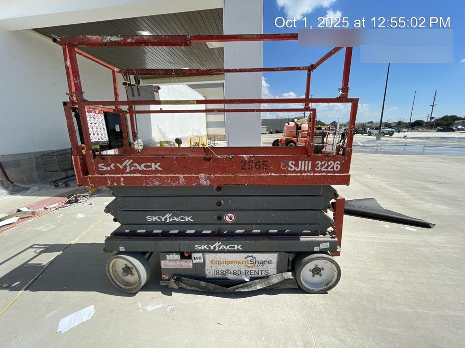 2016 Skyjack SJIII-3226 Standard Options