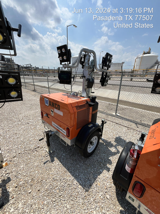 2024 Wanco WLTT-4MM4K Diesel, Deep Sea Controller, Shore Power Plug, Auto Start, (4) 350W LED Floodlights, 4kW Generator, 60 Gal Fuel Tank, 2" Ball, T3