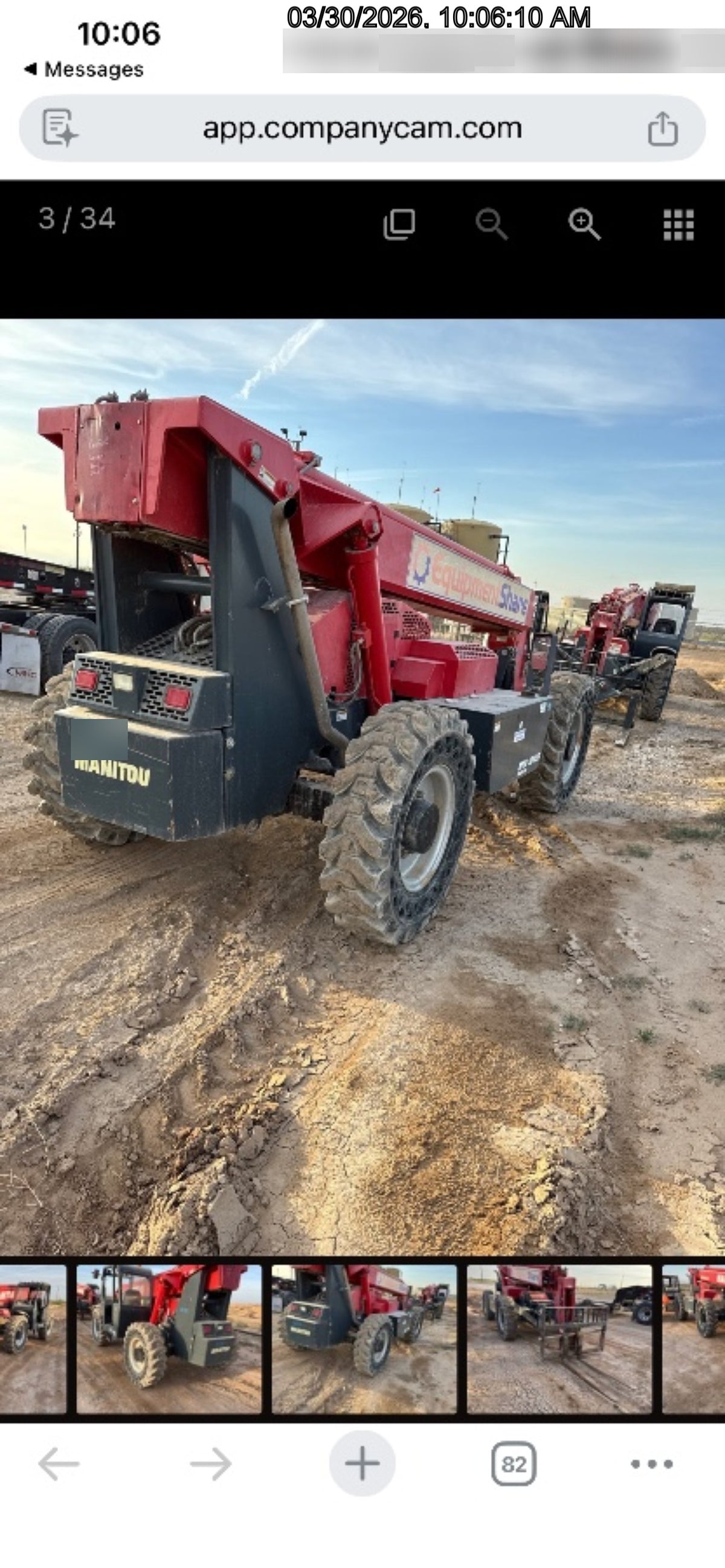 2019 MANITOU MTA10055