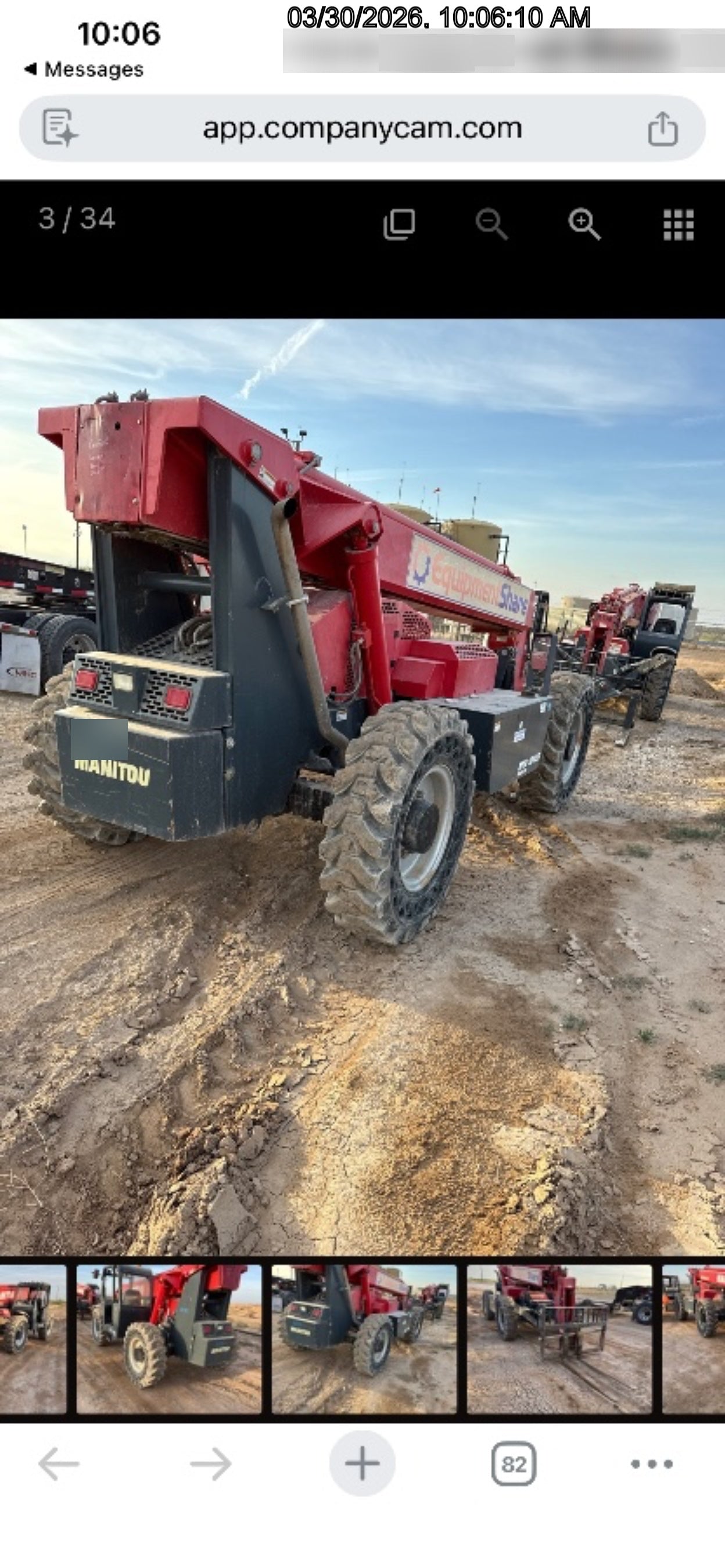 2019 MANITOU MTA10055