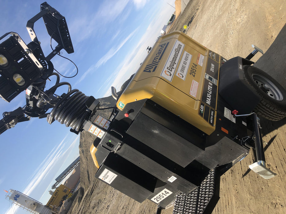 2019 Allmand MAXI-LITE II Allmand Maxi-Lite Pro II V 20 kW Light Tower w/Arctic Package, LED Light Package