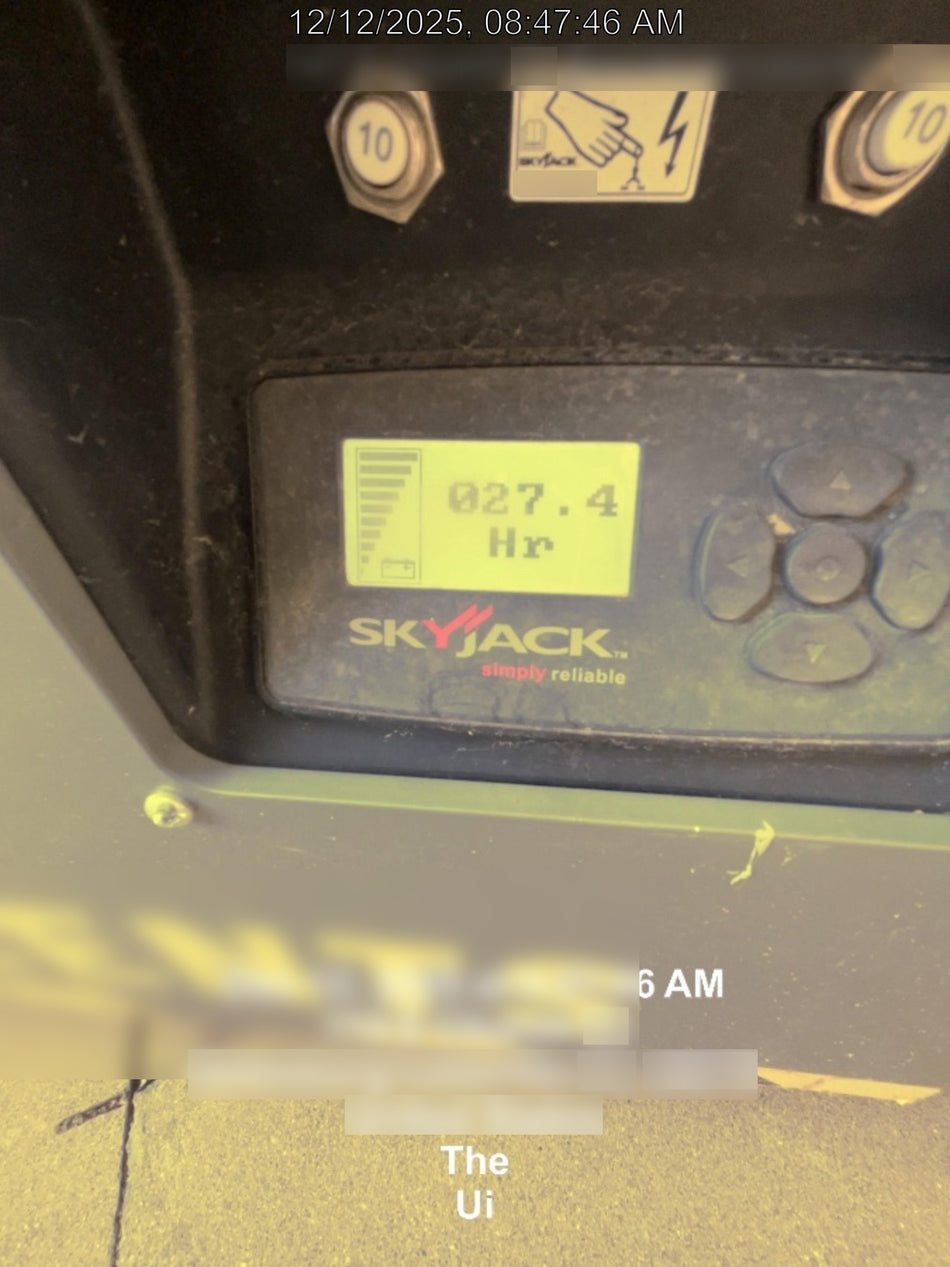 2024 Skyjack SJ3219 Electric Drive, Sld NM Tires, DBcns, RFRails, Power to Platform, T3 + Access Control