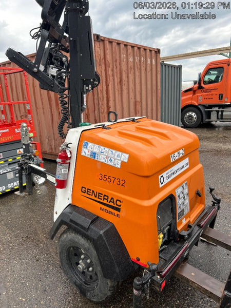 2023 Generac MLT2 Diesel, Flex Switch 120V Input, Powerzone Controller, 
(4) 320W LED Lights, 4kW Generator, 39.9 Gal Fuel Tank, 2" Ball, T3
