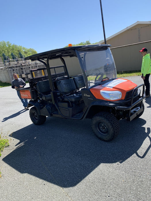 2022 Kubota RTV-X1140W-H Plastic Canopy, Windshield Acrylic Clear, LED Strobe Light, Wire Harness Kit, Back up Alarm
