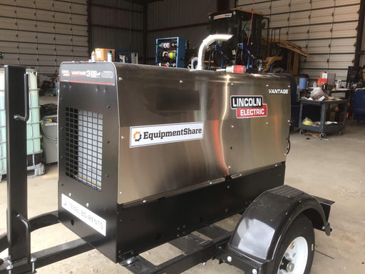 2019 Lincoln Electric Vantage 322 Lincoln Vantage 322 Welder w/Trailer, Light Kit, Cable Rack
