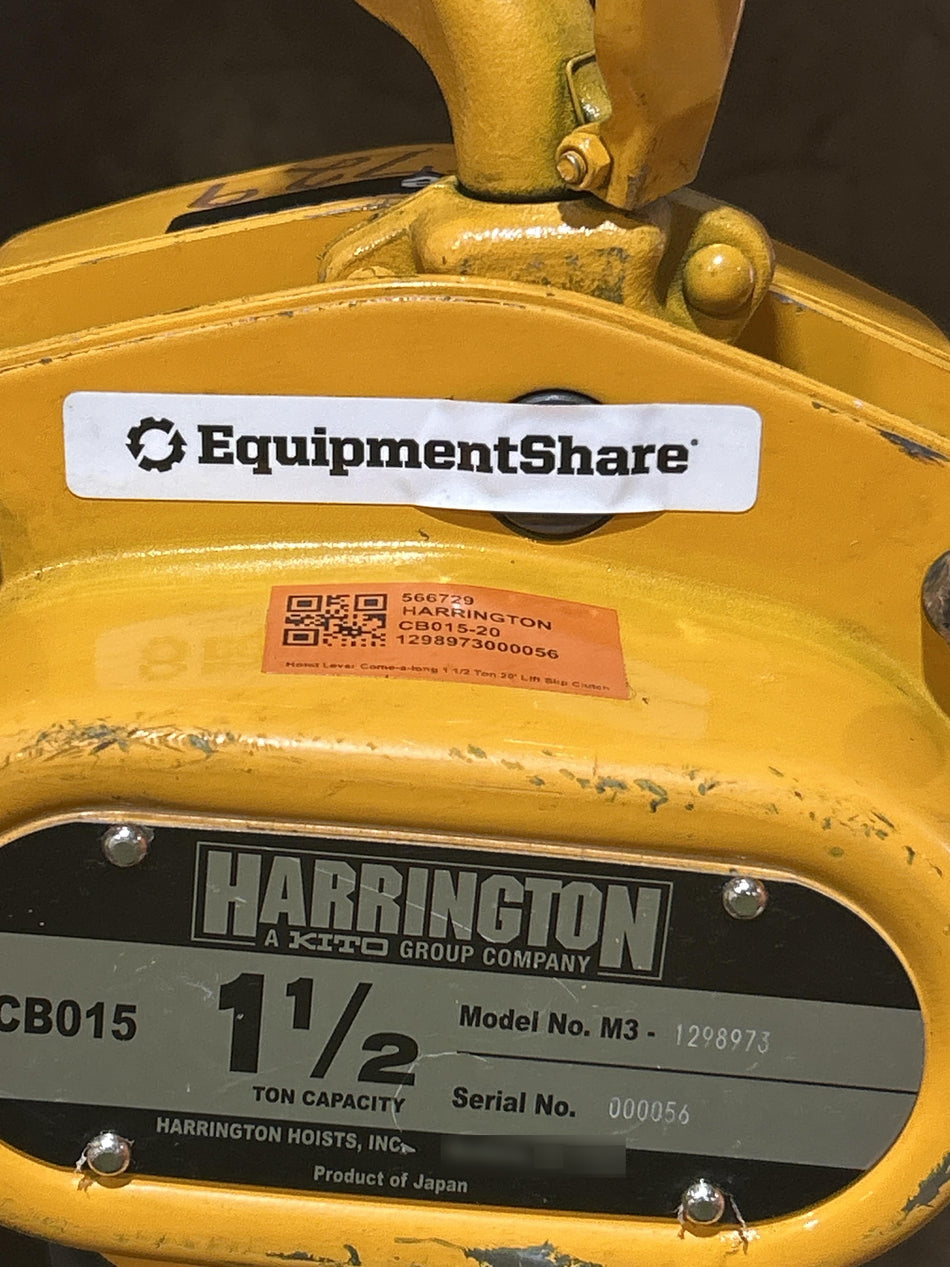 2025 HARRINGTON CB015-20