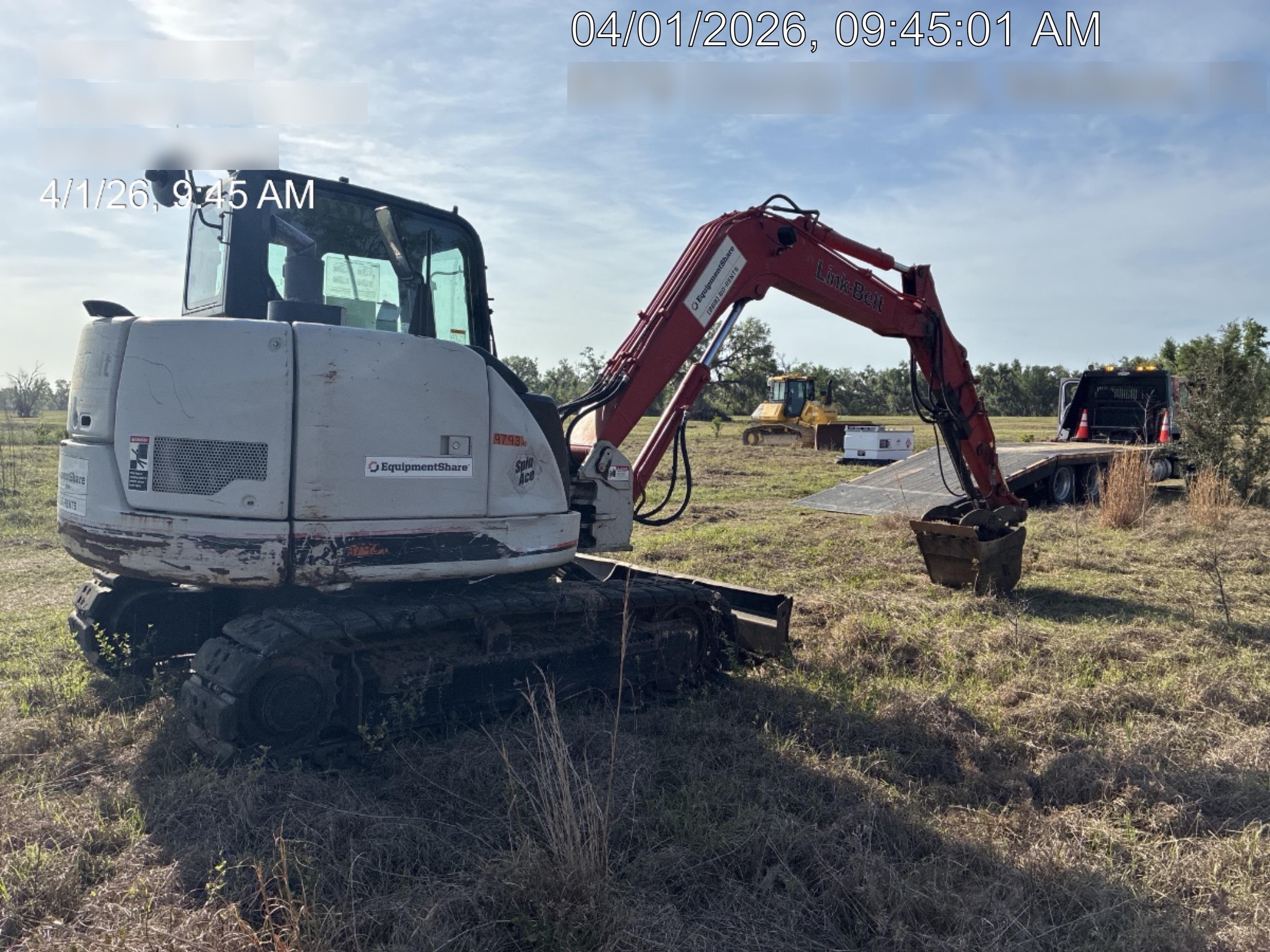 2020 Link-Belt 80X3EX EXC, 7'2" ARM, 17.7" RT, MFH(PJ)