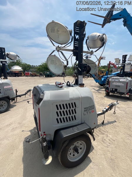 2018 Wacker Neuson LTV6L-MH Wacker Neuson LTV6L Mobile Light Tower w/Fuel Level Sensor Installed