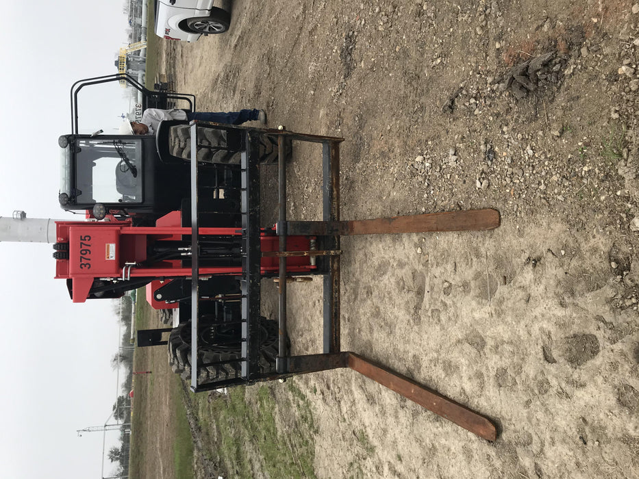 2019 Manitou MTA8044 74hp T4F, Cab/Heat/Air, Cab and Boom LED work lights, Auxiliary Hydraulics, Solid Tires, Amber strobe, Lift Hook 66" Carriage, 60" Forks