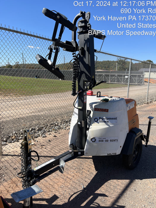 2023 Generac MLT2 Diesel, Flex Switch 120V Input, Powerzone Controller, (4) 320W LED Lights, 4kW Generator, 39.9 Gal Fuel Tank, 2" Ball, T3