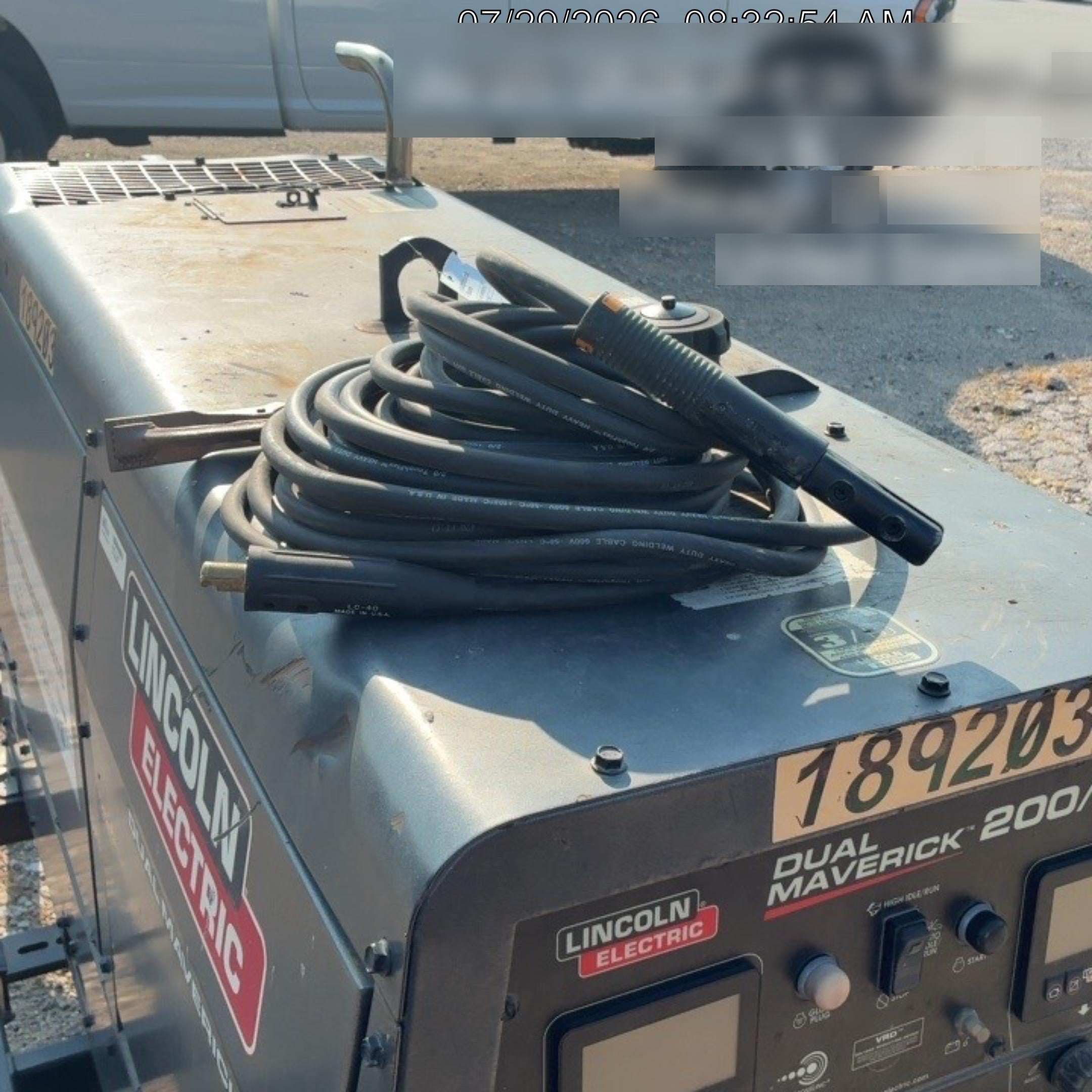2021 Lincoln Electric Dual Maverick 200/200X Ready Pak 3, Includes Trailer, Cable Rack, Fender Light Kit