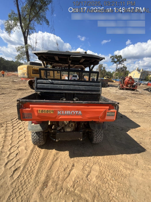 Kubota RTV-X1140W-H Canopy, 4-Seater, Diesel, Windshield Acrylic Clear, Strobe Light, Backup Alarm