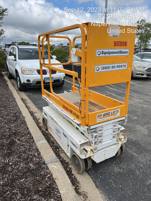 2016 Custom Equipment HB-1430 Standard Rental Specs