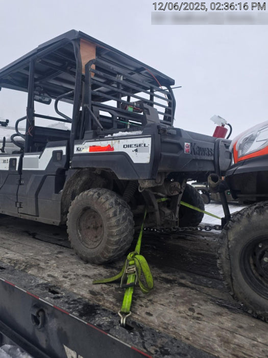 2018 Kawasaki MULE PRO-DX Kawasaki Mule 4x4 Diesel UTV w/Hard Top, Windshield, Beacon, Backup Alarm, ES Keypad/Hardware Installed