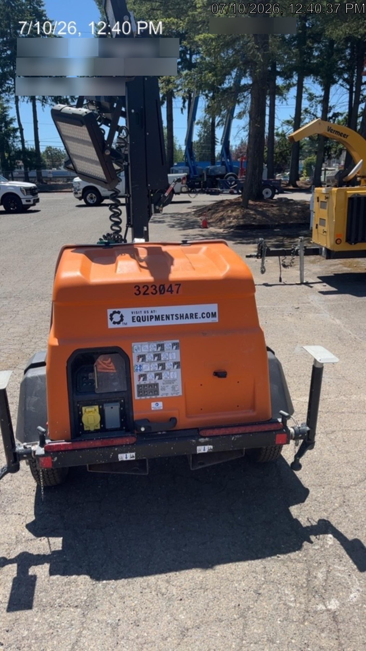 2023 Generac MLT2 Diesel, Flex Switch 120V Input, Powerzone Controller, (4) 320W LED Lights, 4kW Generator, 39.9 Gal Fuel Tank, 2" Ball, T3