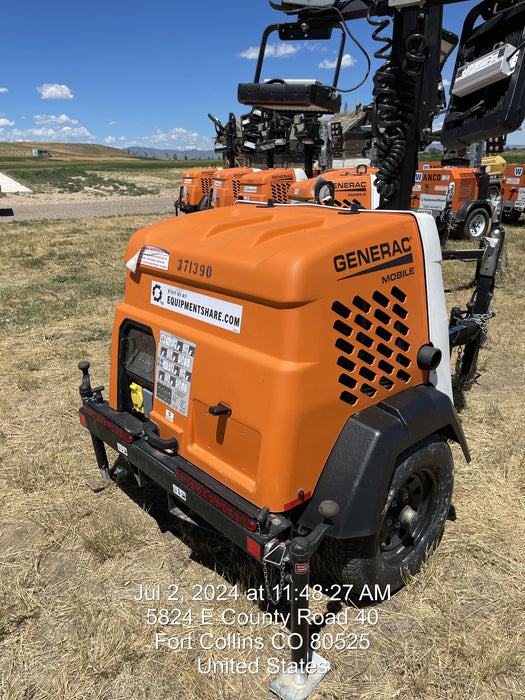 2023 Generac MLT2 Diesel, Flex Switch 120V Input, Powerzone Controller, 
(4) 320W LED Lights, 4kW Generator, 39.9 Gal Fuel Tank, 2" Ball, T3